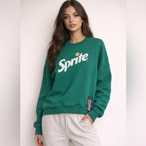 Coca Cola Green Sprite Crewneck